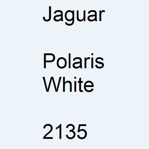 Jaguar, Polaris White, 2135.